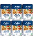 il Molino Chiavazza - Authentic Italian Soft Wheat Type ''00'' Pizza Flour 1kg - Pack of 6 | Perfect for Traditional Pizza & Focaccia - Buy Online on GoSupps.com