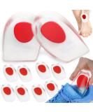 Sulpo Gel Heel Cushions - 5 Pairs of Silicone Inserts for Heel Spur Protection - Comfortable Gel Insoles for Men & Women - Sizes 36-39 - Buy Online on GoSupps.com