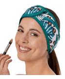 Spa Headband for Women - Tropical Safari Makeup & Skincare Face Wash Band - Buy Online on GoSupps.com