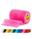 Pink SPORTTAPE Self-Adhesive Football Sock Tape 7.5cm x 4.5m - Compression Bandage for Dogs, Horses & Footballers | Cohesive Vet Wrap - Single Roll - Buy Online on GoSupps.com