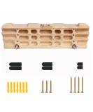 Premium Rock Climbing Hangboard with Jugs, Edges, Slopers, and Pockets - CJ-HB2112BX - Buy Online on GoSupps.com