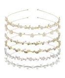 6 Pack Crystal Flower Headbands - Wedding Party Hair Accessories for Women and Girls - Buy Online on GoSupps.com