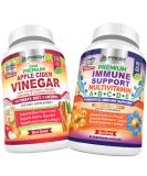Apple Cider Vinegar & Immune Support Multivitamin Bundle by FRESH HEALTHCARE - Buy Online on GoSupps.com