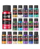 Epoxy Resin Dye-Mica Powder-18 Natural Powder Pigments-Soap Dye-Hand Soap Making Supplies-Eyeshadow and Lips Makeup Dye -Slime Pigment-Bath Bomb Colorant-Nail Art-DIY Slime-Adhesive Pigments 18A mica - Buy Online on GoSupps.com