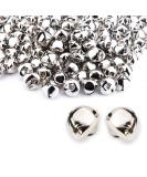 Augshy 120 Pcs 1 Inch Christmas Silver Jingle Bells - Festive Decorative Ornaments - Buy Online on GoSupps.com