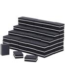 100 Pcs Mini Buffers for Nails 180/100 Grit - Nail Care Buffers for Acrylic Nails in Black - Buy Online on GoSupps.com