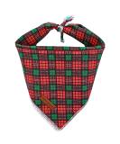 Unique Christmas Dog Towel - Adjustable Washable Cotton Latz in Red & Green for Small & Medium Dogs & Cats - Buy Online on GoSupps.com