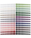 720 Short False Nails Medium Square Coffin Press on Nails Glossy Dark Color - DIY Full Cover Artificial Fake Nails for Women Girls - Buy Online on GoSupps.com