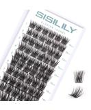 SISILILY Individual Cluster Lashes 72 Clusters C D Curl | DIY Lash Extensions 10-16mm Wispy Fluffy Reusable False Eyelashes - DM28 Mix - Buy Online on GoSupps.com