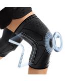 CAMBIVO Knee Braces 2 Pack - Knee Compression Sleeves with Side Stabilizers & Patella Gel Pad - Medium STSBlack - Buy Online on GoSupps.com