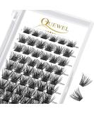 Buy QueWel Cluster Lashes - 72pcs DIY D Curl Eyelash Extensions (8-16mm) for Home Use | Soft Individual Lashes - Buy Online on GoSupps.com