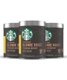 Starbucks Premium Instant Coffee  Starbucks Blonde Roast  100% Arabica  3 Tins (up to 120-cups total) - Buy Online on GoSupps.com