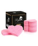 Facial Sponges for Deep Cleansing and Makeup Removal - Rejuvv by Fushay (50 Count) - Buy Online on GoSupps.com