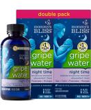 Mommy's Bliss Gripe Water Night Time - 4 Fl Oz (Pack of 2) for Gas, Colic & Fussiness Relief in Infants 1 Month+ | Gentle & Safe Formula - Buy Online on GoSupps.com