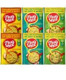 Instant Noodle Bundle Containing Mug Shot Roast Chicken Pasta 55g x2 Chicken & Sweet Corn Noodles 54g x2 Creamy Cheese Pasta 68g x2 (6 Pack) - Buy Online on GoSupps.com