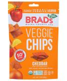 Famous Brads 3oz Cheddar Flavor Raw Chips - Vegan, Gluten Free Sweet Potato Snack - Buy Online on GoSupps.com
