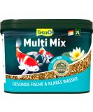 Tetra Pond Multi Mix - Premium Fish Feed for Ponds | 7L | Flake Sticks Gammarus & Wafer - Buy Online on GoSupps.com
