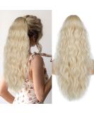 26 Inch Blonde Ponytail Extension Natural Drawstring Ponytail Hair Extension Synthetic Hair Pieces for Women Soft Ponytail Hair Extension for Daily Use (Platinum Blonde Mixed Beige Blonde) Drawstring-Platinum Blonde Mixed Beige Blonde - Buy Online on GoSupps.com
