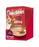 Hartz Delectables Non-Seafood Bisque Lickable Wet Cat Treats, Multiple Flavors Chicken 1.4 Ounce (Pack of 12) - Buy Online on GoSupps.com