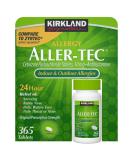 Aller-Tec Allergy Relief - 365 Tablets | Fast Shipping Worldwide | Buy Online - Buy Online on GoSupps.com