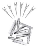 Mandala Crafts Silver Alligator Hair Clips 2.25 Inch Pack of 200 - Hair Bow, Cutting, Hairdressing, Curl - Professional Salon Tool for Women & Girls - Buy Online on GoSupps.com