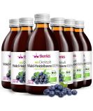 Buy Organic Forest Heidelers Juice 6 Pack - 100% Cold-Pressed GMO-Free No Preservatives | Bio Pure Waldheidereberer - Berriespolska Blueberry Juice 250ml - Buy Online on GoSupps.com