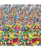 Toxic waste Nuclear Fusion & Original Fruit Flavors Individually wrapped Sour Candy (2000g Mixed) Mixed 2000g - Buy Online on GoSupps.com
