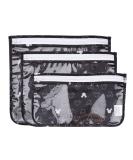 Bumkins TSA Approved Toiletry Bag, Travel Bag, Quart Zip Pouch, Clear Sided, PVC-Free, Vinyl-Free, Set of 3  Disney Mickey Mouse Icon - Buy Online on GoSupps.com
