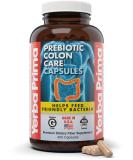 Yerba Prima Prebiotic Colon Care Capsules - 400 Caps - Fiber & FOS Dietary Supplement - Buy Online on GoSupps.com
