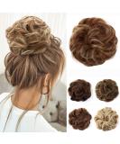 JJstar Messy Hair Bun Scrunchies for Women & Girls - Brown/Blonde Synthetic Chignons - Buy Online on GoSupps.com
