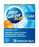 Alka-Seltzer Plus Cold Medicine Orange Zest Tablets - 20 Count - Buy Online on GoSupps.com