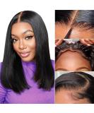 Eawwii Glueless Wigs Human Hair - Black - 14 Inch - Buy Online on GoSupps.com