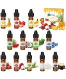 Food Flavouring Oil- 12 Pack Concentrated Flavoring Oil Flavour Drops Extracted Oil Liquid Lip Gloss Flavouring Oil for Baking Cooking Cosmetics Soap Making- Water & Oil Soluble - 6ml 12 Food Flavouring Oil - Buy Online on GoSupps.com