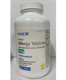 Chlorpheniramine 4mg Tablets - 1000 Count - Major Pharmaceuticals - Buy Online on GoSupps.com