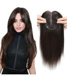 Real Hair Silk Base Topper for Thinning Hair Women - Dark Brown 12inch - Buy Online on GoSupps.com