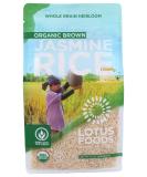 LOTUS FOODS Organic Brown Jasmine Rice - 30 OZ - Buy Online on GoSupps.com