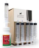 Buy Nemex 2 Liquid Dewormer for Puppies & Dogs - Pyrantel Pamoate - All Life Stages - 2 oz with Six Oral Syringes - Tasty Caramel Flavor - Fast International Shipping - Buy Online on GoSupps.com