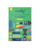 Welly Bandage Family Pack - 80 Count Waterproof Adhesive Fabric Bandages in Assorted Shapes & Patterns for Minor Cuts and Scrapes | International Shipping Available - Buy Online on GoSupps.com