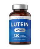Lutein Supplement for Eyes 40mg - 120 Vegan Capsules - High Strength Vision Support - No Artificial Preservatives | Horbaach - Buy Online on GoSupps.com