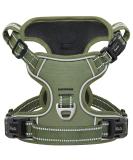 Premium Heele Dog Crockery & Adjustable Harness for Large Dogs - Front & Back Clips Neck Release - Buy Online on GoSupps.com