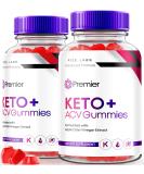 Premier Keto ACV Gummies (2 Pack) - 2000mg Advanced Weight Loss Supplement All-Natural Apple Cider Vinegar Official Formula Review - 120 Gummies Total - Buy Online on GoSupps.com