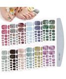 Kalolary Self-Adhesive Nail Film Stickers - 12 Sheets Marbled Nail Art Designs for DIY Manicure & Fashion Decor - Buy Online on GoSupps.com