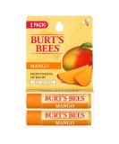 Burt's Bees 100% Natural Lip Balm Mango BlistPack 0.3 Ounce 2 Count by Burt's Bees Mango 2 pieces (1 pack) - Buy Online on GoSupps.com