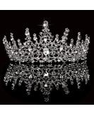 TOBATOBA Silver Wedding Tiara for Women Crystal Tiaras and Crowns for Women Wedding Tiaras for Bride Royal Queen Crown Headband Princess Quinceanera Headpieces for Birthday Prom Pageant Party - Buy Online on GoSupps.com
