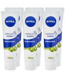 NIVEA NIVEA Hand Cream Olive Oil - 100 ml - 6 pieces 100 ml (pack of 6) - Buy Online on GoSupps.com
