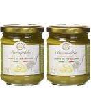 Buy 2 Pieces of Authentic Pistachio Pesto Pasta Sauce - 55% Bronte Pistachios (2 x 190g) - Premium Italian Flavor - Buy Online on GoSupps.com