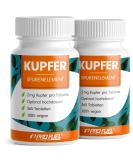 High-Quality Copper Tablets 2x365 - 2 mg Vegan Copper Bisglycinate Lab-Tested & Additive-Free Annual Supply - Buy Online on GoSupps.com