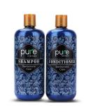 Natural Men's Shampoo & Conditioner Set for Daily Hair Care - Deep Cleansing, Itchy Scalp Care, Strengthening, Paraben & Sulfate Free - Buy Online on GoSupps.com