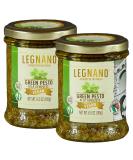 Legnano Green Pesto Alla Genovese - Authentic Italian Basil Vegan Pesto | Gluten-Free Sauce from Tuscany | 2-Pack 6.5 oz Jars - Buy Online on GoSupps.com
