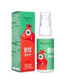 Vegavero Kids Vitamin B12 Spray | Natural Cherry Flavour | No Artificial Additives | Methylcobalamin & Cyanocobalamin | 4 Months Supply | 125 Sprays | Vegan - Buy Online on GoSupps.com